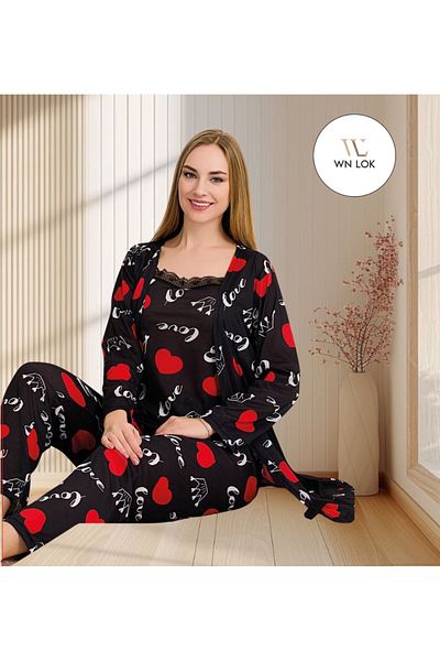 WNLOK Pajama set (Turkish, 3 pieces, high quality)