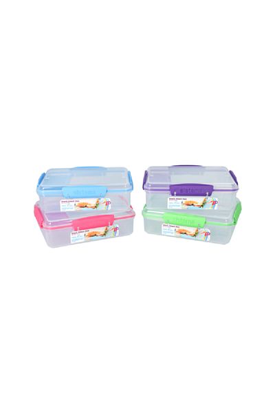 Sistema Snack Attack Duo To Go Lunch Box Assorted Color