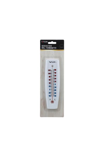 Taylor Wall Thermometer White 8inch