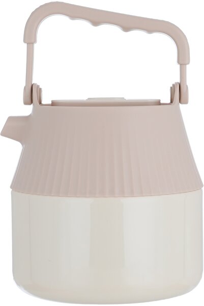 Generic ترمس ريما ستيل من معرض السيف، سعة 1 لتر - لون بيج وردي فاتح