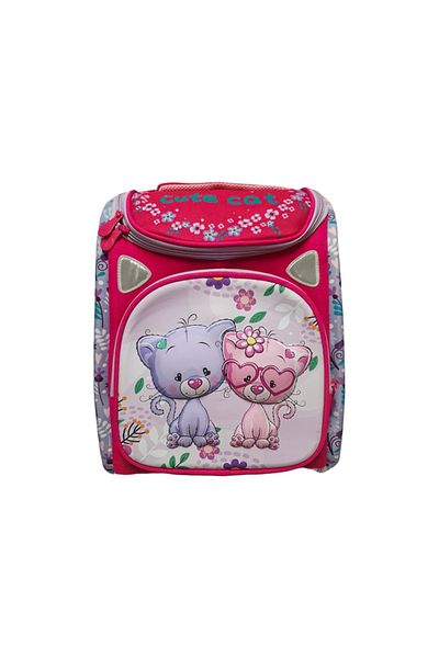 Yaygan School Backpack, Yaygan, Pink, Cute Cat, 38x31x14cm