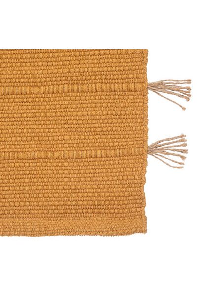 Atmosphera Cotton Carpet with Jute Pompon Assorted Color 60 x 90cm
