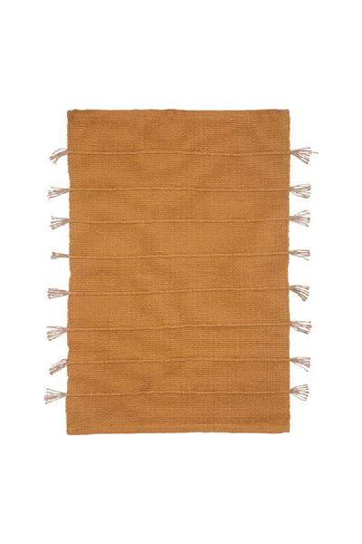 Atmosphera Cotton Carpet with Jute Pompon Assorted Color 60 x 90cm