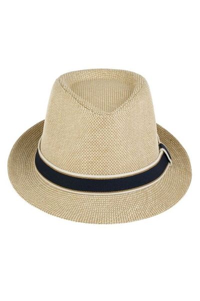 BREZIUM Summer sun hat, comfort, style and UV protection, Light brown