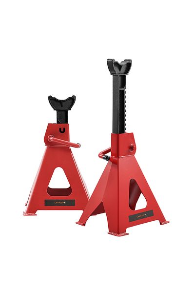 Lawazim 3 Ton Jack Stands - 2-Piece Adjustable Lifting Stands for Car Repair and Tire Change