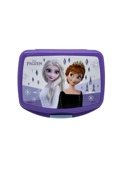 Frozen High Quality Durable Rectangular Lunch Box Purple