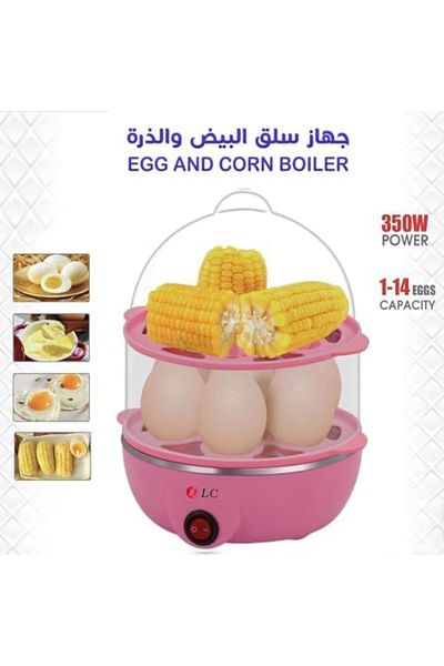 Biki Double-Layer Rapid Electric Egg Boiler Steamer Multi-functional Cooker