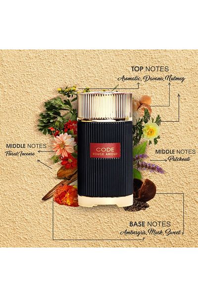 Khadlaj Code Rouge Amour La Fede , Eau De Parfum, Unisex, 100 ml