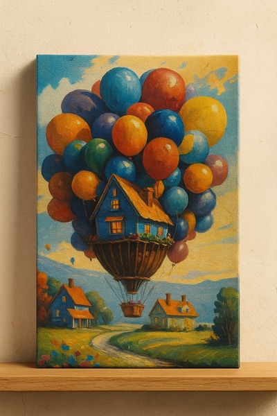 MorAnka Tuval&Boya Moranka Sayılarla Boyama Tuval Seti Fırça Boya Dahil (Çıta...