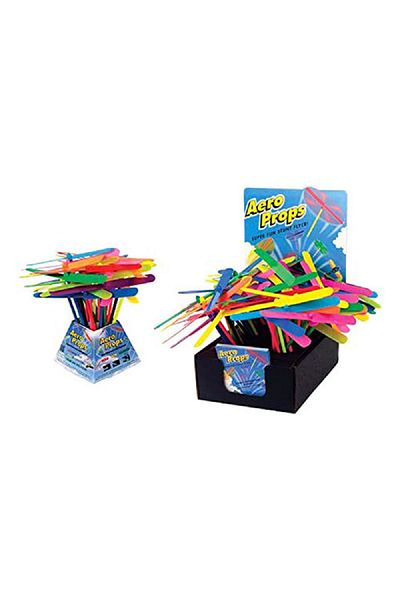 Aero Motion Aero Props Hand Powered Flying Propeller Toy Assorted Color