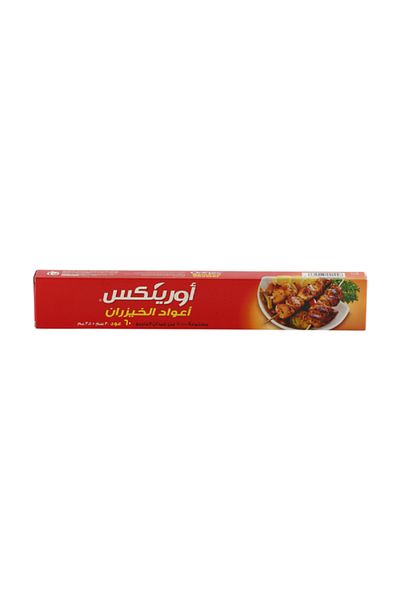 Orinex 60-Piece Bamboo Skewers Natural 0.35 x 30cm