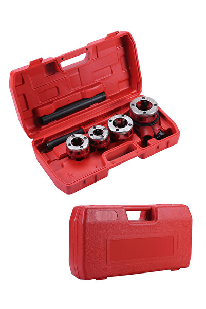 Lawazim طقم خيط الأنابيب - طقم خيط يدوي مكون من 6 قطع مع مقبض وحقيبة لأعمال ا...