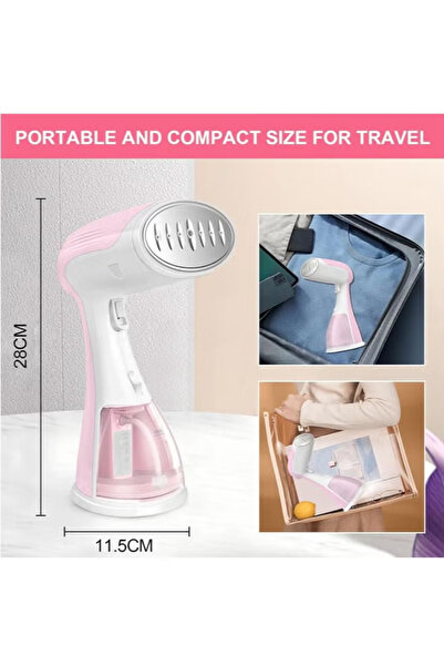 TOSCANA U High-Power Portable Garment Steamer with Fast Heating, Wrinkle Remover - 1500W 300ml