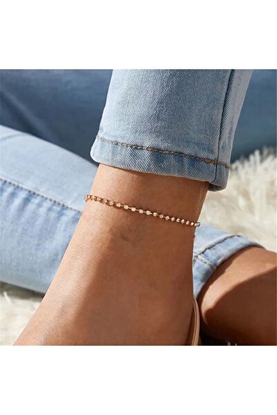 Genel Markalar Şıklığınızı Tamamlayan Taşlı Halhal