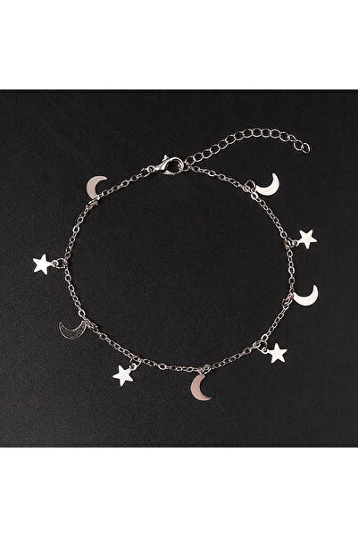 Shiklik MODA Complete Your Elegance with the Exquisite Moon Star Chain Anklet