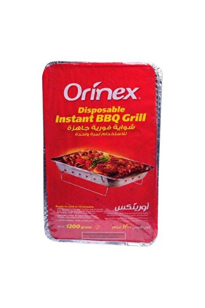 Orinex شواية ألومنيوم فورية للاستخدام مرة واحدة، فضية، 1200 جرام