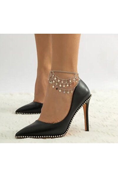 Genel Markalar Şıklığınızı Tamamlayacak Yıldız Modeli Zincir Halhal