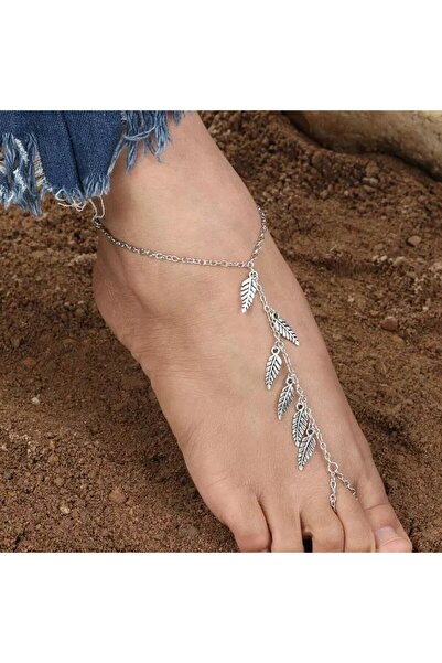 Shiklik MODA خلخال أنيق من أوراق الشجر - إكسسوار طبيعي وأنيق