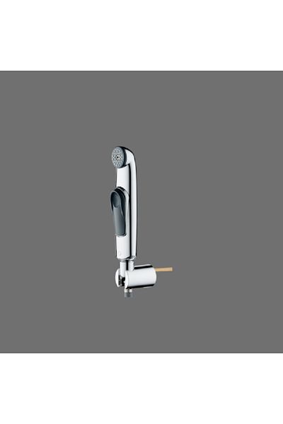 Voli Chrome Finish Modern Push Handle Durable Metal Shattaf Set Silver