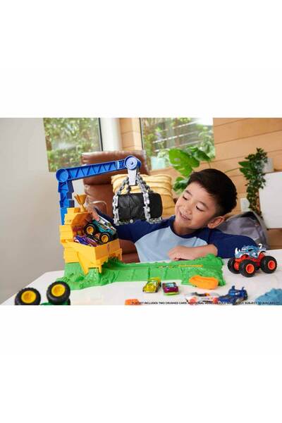 HOT WHEELS Monster Trucks Arenada Rhinomite Mücadelesi HTP18