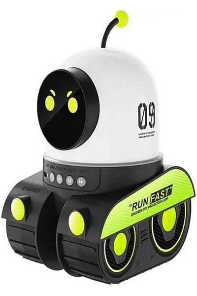 Toybox Robot Design Galaxy Night Light and Projector