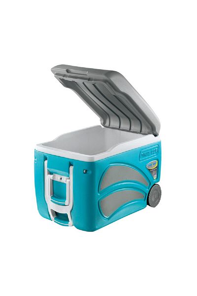 PİNNACLE Plastic Insulated Wheeled Travel Ice Chest Assorted Color 45 Liter