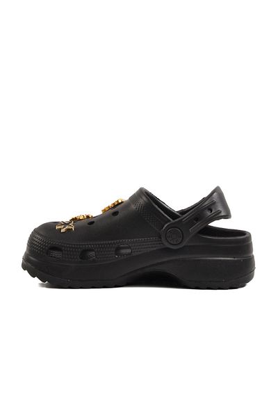 WALKWAY Black Lightweight Girl's Sabo Slippers 205 F