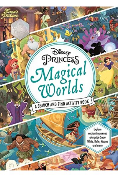 STUDIO PRESS أميرات ديزني: كتاب أنشطة البحث والعثور على العوالم السحرية