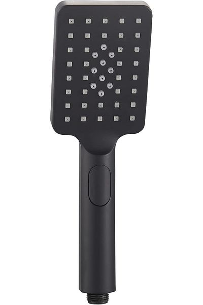 Voli Elegant and Modern Design Rectangular Durable Handheld Shower Black