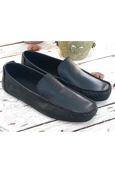BAGSSHOES 15011 Мъжки мокасини от естествена кожа