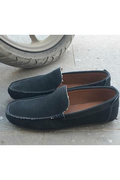 BAGSSHOES 15011 Мъжки мокасини от естествена кожа