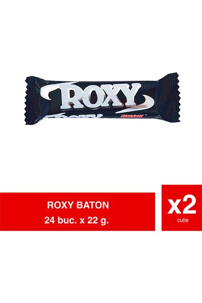 Roxy Caramel Bar with Hazelnuts – 2 x 24 x 22g | Delicious Combination of Nuts and Caramel