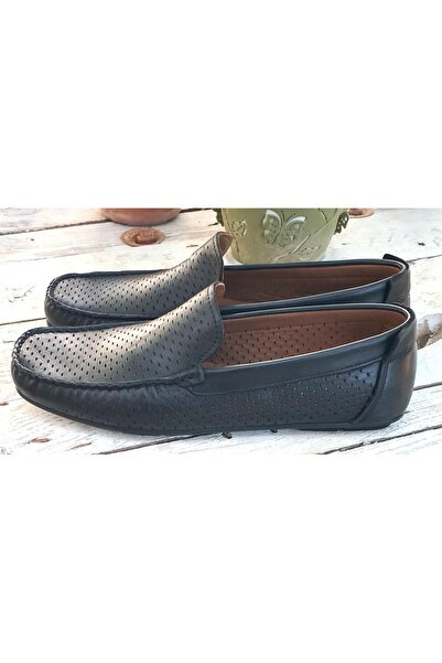 BAGSSHOES 15006 Мъжки ежедневни обувки Bravelli Laser Loafer от естествена кожа