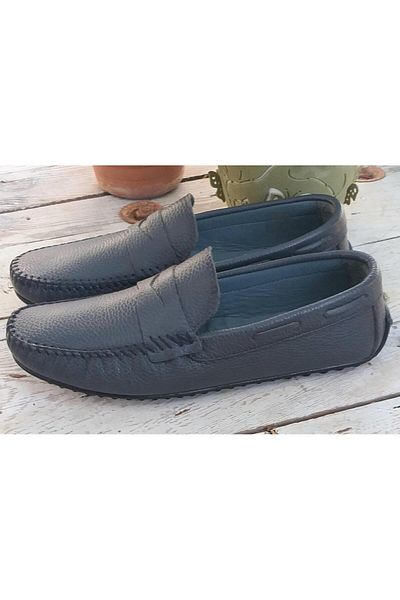 BAGSSHOES 15009 Мъжки ежедневни обувки от естествена кожа, мокасини
