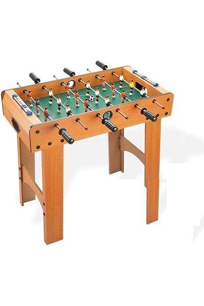 Toybox Wooden Foosball Table, Indoor Soccer Game Table with 18 Players and Score Counter - 69 x 37 x 65.5 c