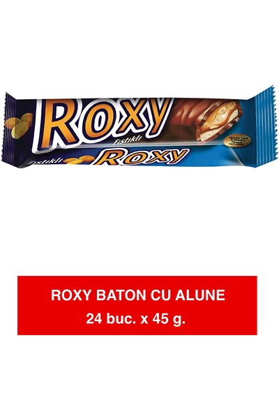 Roxy Glazed Chocolate, Nougat, Hazelnut and Caramel Bar – 45g x 24 | Rich and Satisfying Dessert