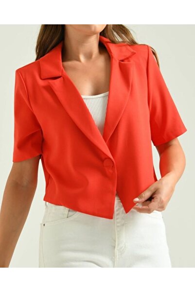 Büşra Fashion Kısa Blazer Ceket