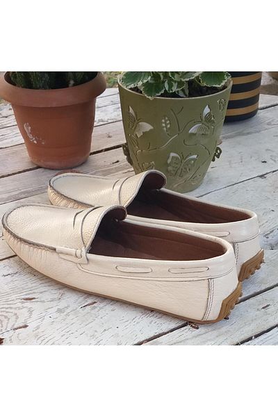 BAGSSHOES 15009 Мъжки ежедневни обувки от естествена кожа, мокасини