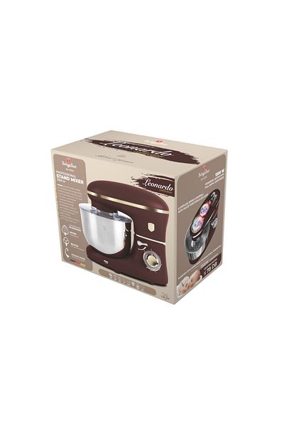 Berlinger Haus Robot de bucătărie BH 9509 Leonardo – 1300W, 6L, bol din oțel inoxidabil, 6 viteze, silențios