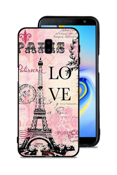 Tolwak غطاء حماية لهاتف سامسونج جالاكسي J6 بلس - باريس لوف