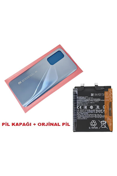 indirimplus Xiaomi Mi 10T Mİ 10T Pro Arka Pil Batarya Kapağı + PİL (CAM) GRİ