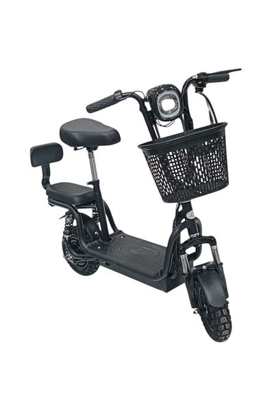 Generic Electric Scooter With Seat And Basket 48V, 250-500W, 40-70KM/H Top Speed, 18-25KM Mileage