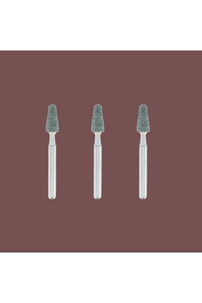 Dremel 3-Piece High Speed Rotating Silicon Carbide Grinding Stone Silver