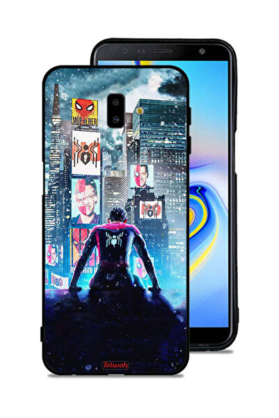 Tolwak غطاء حماية لهاتف سامسونج جالاكسي J6 بلس بتصميم سبايدر مان