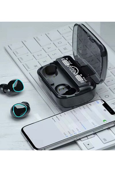 Tws M10 Wireless Bluetooth Earbuds with Power Bank – Compatible with All Mobile Phones