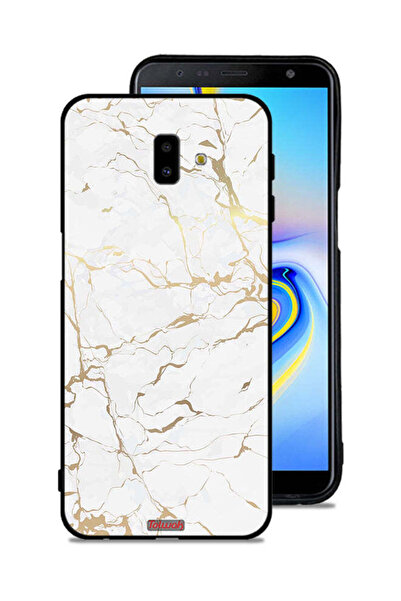 Tolwak غطاء حماية لهاتف سامسونج جالاكسي J6 بلس بنمط رخامي