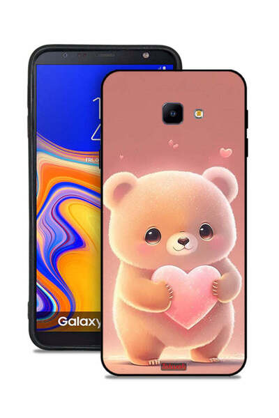 Tolwak غطاء حماية لهاتف Samsung Galaxy J4 Core بتصميم باندا صغير لطيف يحمل قلبًا