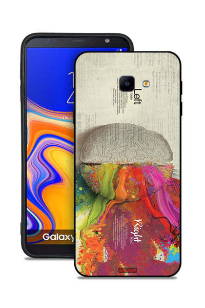 Tolwak غطاء حماية لهاتف Samsung Galaxy J4 Plus بتصميم تجريدي لعلم الدماغ