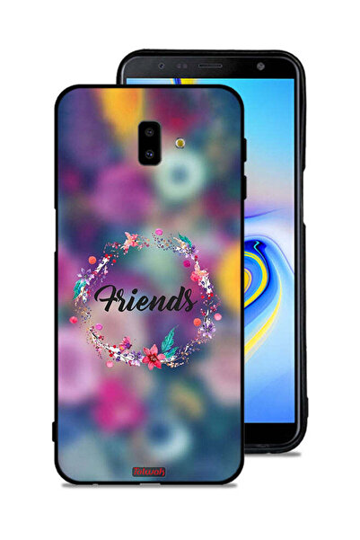 Tolwak غطاء حماية لهاتف سامسونج جالاكسي J6 بلس بتصميم خاتم أصدقاء الزهور