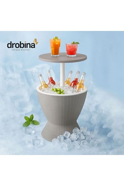 drobina Dropina table with icebox